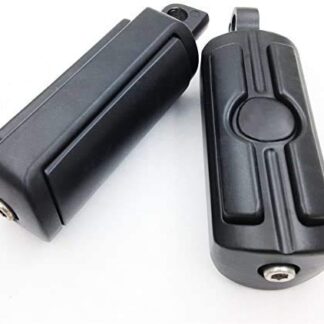 Noir Tête de mort Piquets de pied Repose-pieds kit pour Harley Dyna Glide Fat Bob Street Bob par Ttmt