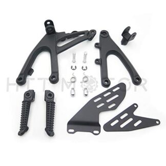 Noir avant Rider Piquets de pied support pour Yamaha Yzf-r1 YZF R1 2007 2008