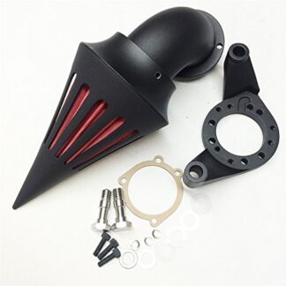 Nouveau filtre d'entrée d'air Cleaner Kit pour Harley Carburateur CV Delphi V-twin Noir
