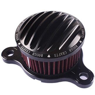 Nuoxinus Black Air Cleaner Intake Filter System Kit for Harley Sportster XL883 XL1200 2004-2014