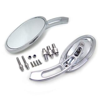Oval Shape Custom Chrome Mirrors Fit CBR600 900 929 954 1000RR
