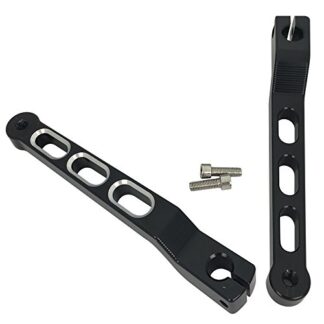 Pair of Black Edge Cut CNC Heel Toe Gear Shift Levers For Harley Touring FL FXST Softail Trike