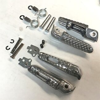 Polish Front Rear Foot Peg Footrest Kit Fit For CBR 1000RR 2004-2012; CBR 600RR 2003-2006; CB 1000R 2008-2012