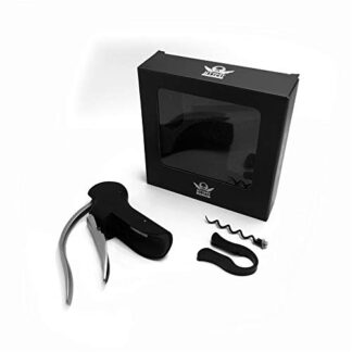 Portable Corkscrew Wine Bottle Lever Opener Foil Cutter Tool Opener