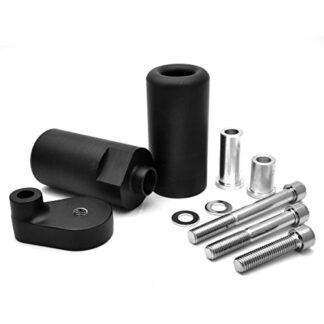 Radracing YZF R6 Frame Sliders Crash Protectors Kit Compatible with YZF-R6 2008 2009 2010 2011 2012 2013 2014 2015 2016 Extended Delrin Black