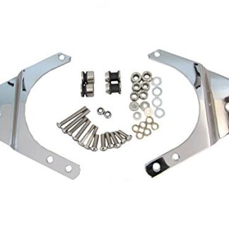 Rear Docking Hardware Kit for 1997-2008 Harley Davidson Touring Road King Road Glide Electra Glide Standard Street Glide - Chrome by Cavalry