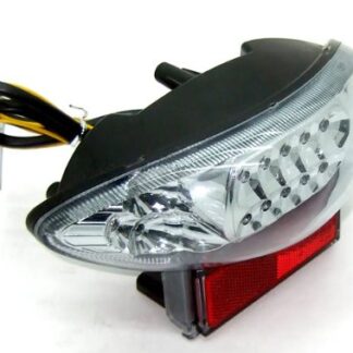 Rear Running Tail Turn Signal Light Integrated LED Motocycle Fit For Suzuki 1999-2007 Hayabusa GSX1300R Chrome Clear