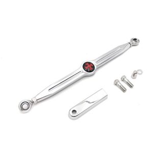 Red Maltese Cross Style Shift Linkage for Harley CVO Softail Deluxe Deuce Springer Classic Chrome Black No Logo