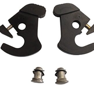 Rotary Latch Cam Lock Kit for Harley Davidson Detachable Side Plates Luggage Racks Tour Pack Racks - Black