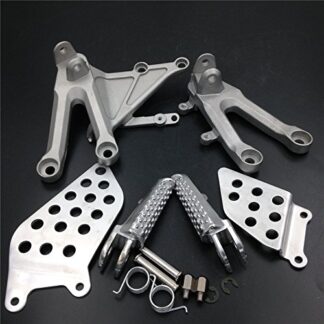 SILVER Front Rider Foot Pegs Bracket Fit For Cbr1000Rr 2004 2005 2006 2007