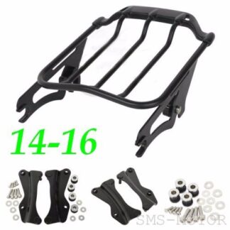 SM 4 Point Docking Kit Air Wing Luggage Rack For Harley FLHX FLHXS FLHR FLHTK 14-16