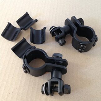 SMT-1 1/4" Guard Crash Bar Mount Footpeg Clamps Compatible With SUZUKI VL M800 M109R M90 S50 C90 [B00RUE01FI]