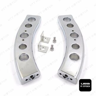 SMT-1.25 Inch Drop Handlebar Risers Compatible With 2006-2009 Suzuki Boulevard M109R Chrome [B00RUEDU24]