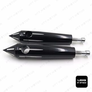 SMT-1''Spike Handlebar Risers 6'' Compatible With Kawasaki Vulcan 900 Classic black [B00V2ZHN4S]