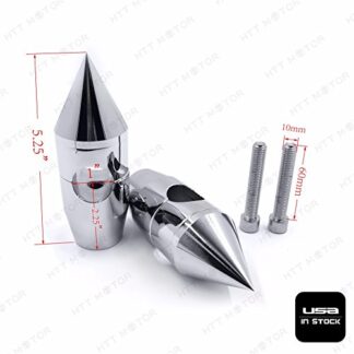 SMT-1''inch Spike Handlebar Risers Compatible With Kawasaki Vulcan 900 Classic Custom Chrome [B00RW3H0A6]
