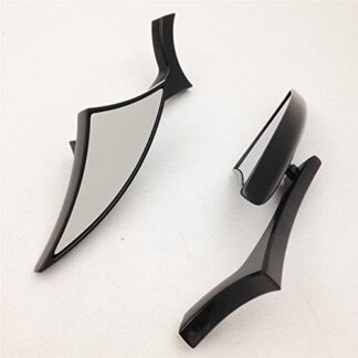 SMT-Black Blade Mini Mirror Compatible With Honda Rebel Shadow 600 750 Vtx 1300 1800 Spirit 1100 [B00RW3P2XS]