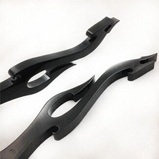 SMT-Black Brake Clutch Flame Hand Levers Compatible With Suzuki Intruder 800 1400 1500 [B00RUE6FYE]