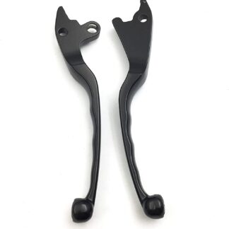 SMT-Black Brake Clutch Skull Hand Levers Compatible With Suzuki Boulevard S50 S83 C90 [B00RUEAJ6Y]