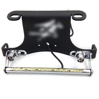 SMT-Black LED light Fender Eliminator Tidy Tail Compatible With 1999-2012 Suzuki Hayabusa Gsxr1300 R [B00RUE49TW]