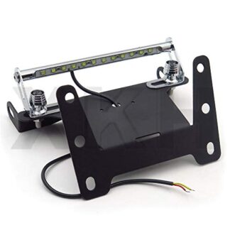 SMT-Black LED light Fender Eliminator Tidy Tail Compatible With 2004-2006 Kawasaki Ninja Zx10R Zx-10R [B00RW78EMU]