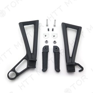 SMT- Black Passenger Foot Peg Compatible With Yamaha Yzf R6 R6S 2003-2006 2007 2008 2009 2010 [B00RUDY0XI]