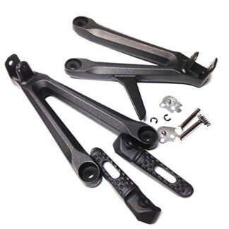 SMT-Black Rear Passenger Foot Pegs Bracket Compatible With Cbr600Rr Rr 2005 2006 [B00RUDY5S8]