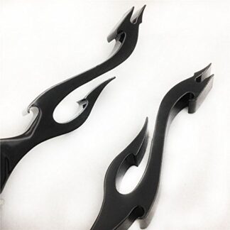 SMT-Brake Clutch Flame Levers Compatible With Honda Cbr900Rr Cb599 Cb600 Cb919 Cb900 Hornet Vtx1300 [B00RUE7J9O]