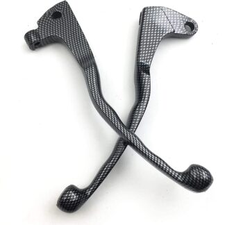 SMT-Carbon Brake Clutch Skull Lever Compatible With Yamaha Virago 250 535 700 750 1000 1100 [B00RUE6ROM]