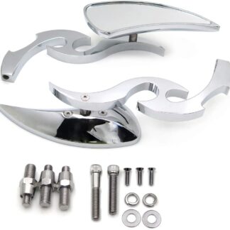 SMT-Chrome Billet Custom Running Blade Mirrors Compatible With Harley Xl Ultra Glide Road King [B00RUEHVXI]