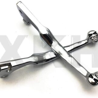 SMT-Chrome Brake Clutch Skull Lever Compatible With Yamaha Virago 250 535 700 750 1000 1100 V-Star [B00RUEA28Y]