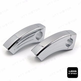SMT-Chrome Handlebar Pullback Risers Compatible With Honda Shadow VT750 1100 VTX 1300 GL1800 Aero Spirit 1'' [B00RUDZLXQ]