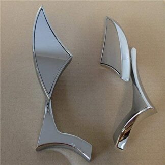 SMT- Chrome Spear Blade Mini mirrors Compatible With Suzuki Savage Intruder Volusia Boulevard [B00RW3QD7W]