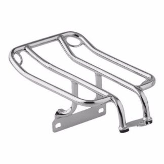 SMT-Chrome Steel Rear Fender Rack Plated Luggage Shelf Compatible With H-D Sportster 1100 1000 Roadster 1200 Roadster Nightster 883 Iron SuperLow [B0175JIYVK]