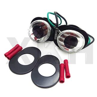 SMT-Clear Flush Mount Led Turn Signals Light Compatible With Kawasaki Zzr600 Zzr 600 2005 2006 [B00RUE0ITC]