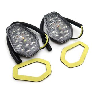 SMT-Clear Led Turn Signal Lights Compatible With Suzuki Gsxr 600 750 1000 2001 2002 2003 2004 [B00RUE12OM]