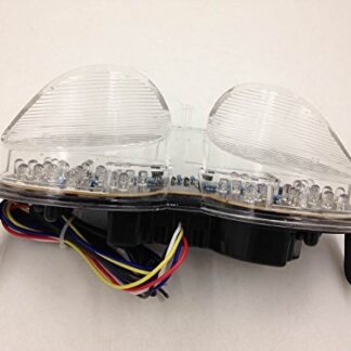 SMT-Clear Rear Led Tail Light Compatible With 2001-2002 Yamaha Yzf-R6 Yzf R6 Yzfr6 01 02 [B00RUE6W8I]