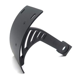 SMT-Curved Mount License Plate Tag Holder Bracket Compatible With Yamaha Warrior V-Max Black [B00RW3HIW6]