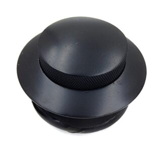 SMT-Flush Pop Up Reservoir Oil Cap Vented Fuel Tank Compatible With Harley Bike Black [B00RNIX0HW]