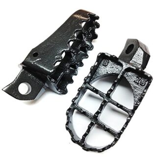 SMT-GRAY Motocross MX Foot Pegs Compatible With Kawasaki KDX200 KDX220R KDX250 KX125 KX250 KX500 [B00RUR9PJI]