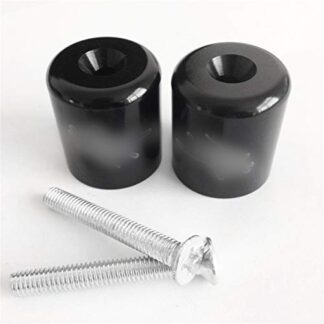 SMT-Hand Bar End Compatible With Suzuki Katana 600 750 Sv650 Sv1000 S Tl1000S Bandit 1200 Black [B00RW3JKYU]