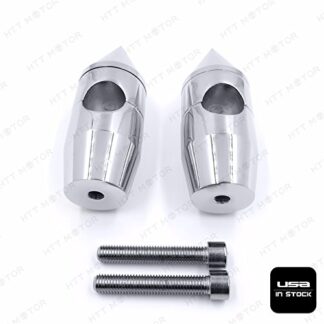 SMT-Handlebar Risers Compatible With Suzuki Intruder Volusia Marauder Boulevard C50 M95 C90 CHROMED [B00RW3GY62]