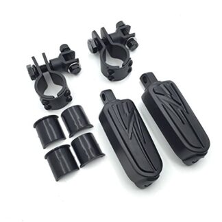 SMT-Highway Flame Foot Pegs Clamps mounting Bracket Compatible With YAMAHA V-STAR XVS1300 XVS650 XVS950 XVS1100 [B00RY9X2IW]