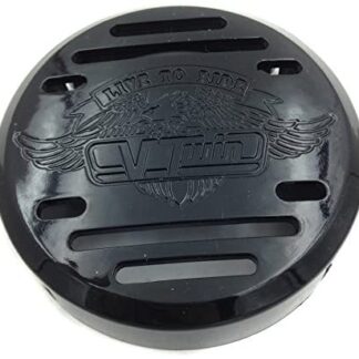 SMT-Horn Cover Compatible With Kawasaki Vulcan 800 Vstar 650 1100 Classic Silverado Black [B00RNIU796]