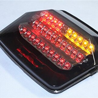 SMT-LED Tail Light Brake Turn Signals Compatible With Honda CB1300 2003 CB400 V-TEC 2003-2008 SMOKE [B00RUDZ9DI]