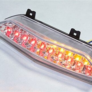 SMT-Led Tail Brake Light Turn Signals Compatible With Kawasaki Ninja Zx6R 2007 2008 Clear [B00RUE389Y]