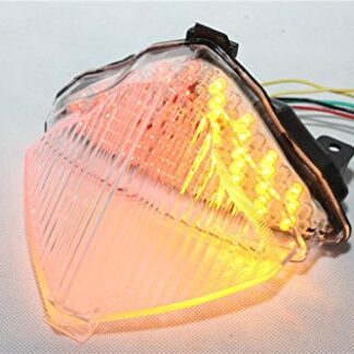 SMT-Led Tail Brake Light Turn Signals Compatible With Yamaha Yzf R1 2004 2005 2006 Clear [B00RUE2XI6]