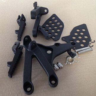 SMT MOTO- Black Front Rider Foot Pegs Bracket Fit For Honda Cbr600Rr Rr 2007 2008-2011