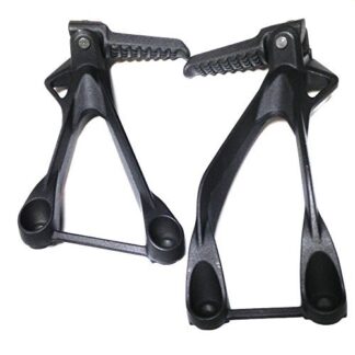 SMT MOTO- Black Rear Passenger Foot Peg Bracket Fit for Kawasaki Zx6R 2005 2006 2007 2008