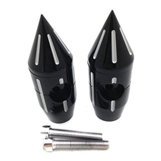 SMT MOTO- Motor 1" SPIKE CUSTOM 2" RISE BLACK BILLET HANDLEBAR RISERS FIT FOR HARLEY-DAVIDSON CHOPPER