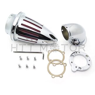 SMT MOTO- Motor Bullet Air Cleaner Filter Kits For Harley S&S Custom Cv Evo Xl Sportster Chrome